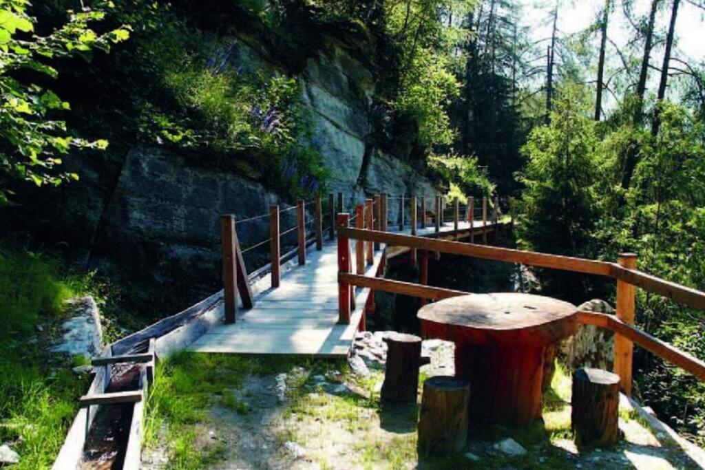 Appartement "Le Ver Luisant" A Saint-Martin, Val D'Herens, Valais Экстерьер фото